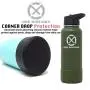 One MissionX Protective Silicone Sleeve Compatible with 12 oz - 40 oz Hydro Flask Water Bottles, Anti-Slip Bottom Boot Cover Accessories, BPA Free