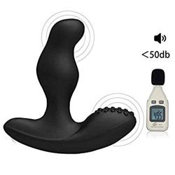 Silicone ?nales Trainer Waterproof But-t Vibration Toy 16 Frequency - Pleasure Toys (Black) Super Cool Enjoyment