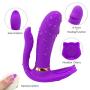 Remote Control Invisible Wearable Vibrantor Silicone Waterproof USB Rechargeable Silent 10 Frequency Rabbit Toy for Women Powerful Underwear 