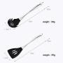 8 Sets Of Silicone Kitchenware, Stainless Steel Handle Kitchen Set, High Temperature Anti-Scalding Cooking Spoon Shovel