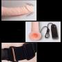 Tikiop 100% Silicone Material Waterproof Double-Sided Body Massage Toy Male Substitute Pants ED Auxiliary Hollow Wear Electric Leather Pants for Women