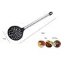 XUNHANG Kitchen Utensils Set - 8 Piece Cooking Nonstick Silicone and Stainless Steel Utensils Kit For Pots and Pans Kitchenware safe Easy to Clean (Color : Black)