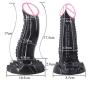 6.9 Inch Realistic Double Layer Silicone Toy with Strong Suction Cup