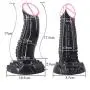 6.9 Inch Realistic Double Layer Silicone Toy with Strong Suction Cup
