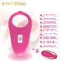 Silicone Cock Ring Vibrator - 9 Speeds Remote Control Wireless Rechargeable Waterproof Clitoris Stimulator Vibration Shark Penis Ring - Sex Toy for Couples and Men Longer Lasting Erections(Pink)