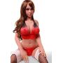 NWDoll 153cm 5.02ft Real Solid Sex Doll Full Size Body with Japan Real TPE Silicone Love Doll Oral Anus Vagina 3 Openings Lifelike Adult Toys - Tan