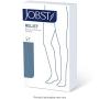 JOBST Relief Thigh High 15-20 mmHg Compression Stockings, Closed Toe with Silicone Dot Band, Medium, Black