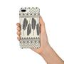 Full Protective iPhone 6 Case Cover, Stylish Slim Fit Shell Hard Plastic Case Cover Anti-Scratch Back for iPhone 6 & iPhone 6s 4.7" (Screen Protector Included) - Aztec Troditional Feathers Pattern