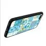 iPhone SE 5s 5 Case, Blue Flower Shock-Absorption TPU Rubber Bumper iPhone SE 5s 5 Case, Ultra Thin Slim Protective Cover for iPhone SE 5s 5-Black