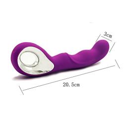 Wantis USB Rechargeable Female Vibrator Toys for Women,10 Speed Deep Vibration,Waterproof Silicone Soft and Safe Pleasure Toys Purple