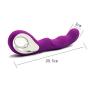 Wantis USB Rechargeable Female Vibrator Toys for Women,10 Speed Deep Vibration,Waterproof Silicone Soft and Safe Pleasure Toys Purple