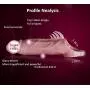 Silicone penile Condom Expander expands Male Chastity Toys Lengthen Cock Sleeves e95314