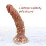 CCZTOY Dual-Layer Liquid Pseudophallic Silicone Simulator for Female Masturbatiǒn for Fun Toy T-Shirt (Color : Brown)