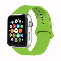 IYOU Sport Band Compatible with Watch Band 38MM 42MM 40MM 44MM, Soft Silicone Replacement Sport Strap Compatible with 2019 Watch Series 5 2018 Watch Series 4/3/2/1