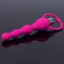 Silicone AnalBeadsMassagerPlugDildoButt Hook Trainer Toys for Lover Pink