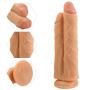 Hyper Realistic Dildos, Density Liquid Silicone Adult Toys 10.8 Inch Premium Penis Dong with Suction Cup, Sex Toy for Female Masturbation