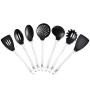 Hjyi Kitchen Cooking Silicone kitchenware non-stick pot silicone Kitchenware set eco-friendly cooking shovel tool kitchen utensils (7-piece set)