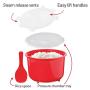 Sistema Rice Microwave Multicooker Steamer 2.6 Litre, 87.9 Oz, 11 Cups or 2.75 Quart, Colors May Vary