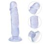 HYLHYL5-F Cl-ǐt Suckěr Female Realistic Lifelike for Women Silicone Adult Toys with Strong Suction Cup Blue PVC+ Leather Pants (20cm/7.87&quot)