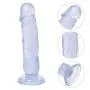 HYLHYL5-F Cl-ǐt Suckěr Female Realistic Lifelike for Women Silicone Adult Toys with Strong Suction Cup Blue PVC+ Leather Pants (20cm/7.87")