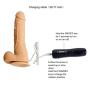 Soft Realistic Massager with 6 Speeds Waterproof, 100% Medical Grade Silicon Suction Cup Toy Vibrating Modes Personal Toy