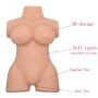3D Sex Doll XDOLL Realistic Male Love Toy with Inviting Vagina and Anal Opening Lifelike Mini Masturbator for Men from Soft Squeezable Silicone for Natural Suction