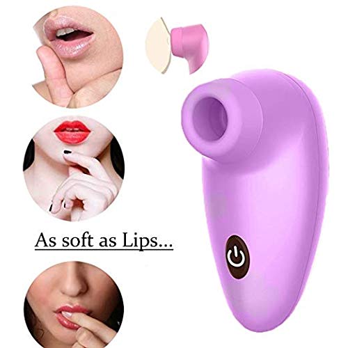 YDQMDLC Satisfied Toys Women Powerful Suction V-ibrater USB Charging Silicone Suck Machine Nipple Clitoris Stimulate,Strong V-ibraters Erotic YDQMDLC