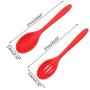 Jiyaru 5 pcs Nonstick Cookware Silicone Kitchen Utensils Heat Resistant Cooking Kitchenware Set