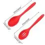 Jiyaru 5 pcs Nonstick Cookware Silicone Kitchen Utensils Heat Resistant Cooking Kitchenware Set