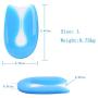 Silicone Gel Heel Cups, Heel Pads for Plantar Fasciitis,Heel Spurs & Heel Pain Foot Care (L)