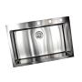 Single Sink 33 Inch Topmount/Drop In Stainless Steel Kitchen Sink Package 16 Gauge Single Bowl Basin Complete Sink Pack pppp106