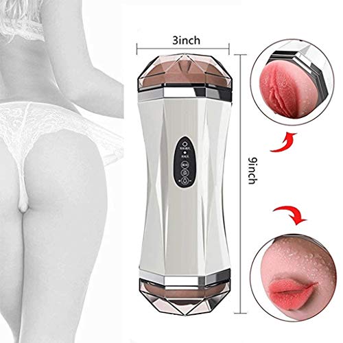 CHENWEIYAA Male Realistic Pussycats Sucking Cup,Adjustable Pòckèt Pùssèys Hands Free Grade Silicon Màlè Stròkè Toys With Sùctì-on Cùp Pleasure Best Gift For Couple Or Solo Play, Bùllèt Adùllt Toys For