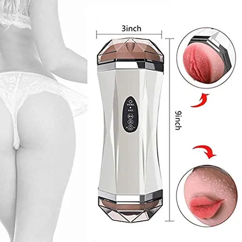 CHENWEIYAA Male Realistic Pussycats Sucking Cup,Adjustable Pòckèt Pùssèys Hands Free Grade Silicon Màlè Stròkè Toys With Sùctì-on Cùp Pleasure Best Gift For Couple Or Solo Play, Bùllèt Adùllt Toys For