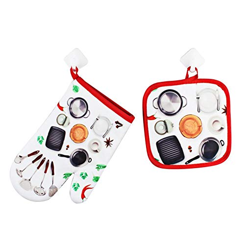 Heat Resistant Kitchen Mitts, Cartoon Snake Head Silicone Oven Gloves Clips Microwave Novelty Kitchenware