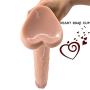 JRZDFXS Silicone 16 Inch Female Extra Huge Big Lifelike Personal Massage Wand Toys Body Massager with Large Balls and Head Brown Women for Female Beginner Personal Body