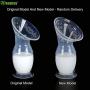 Haakaa Manual Breast Pump with Base 4 Fl Oz/100ml+Lid