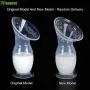 Haakaa Manual Breast Pump with Base 4 Fl Oz/100ml+Lid