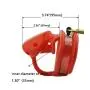 Cock Cage Latest Design Pico Massage Spikes Massage Silicone Male Chastity Device Belt Chastity Cage for Male Penis Exercise, Male Sex Toy Belt Locking Men Bondage Fetish Black (1.77 inch/ 45mm)