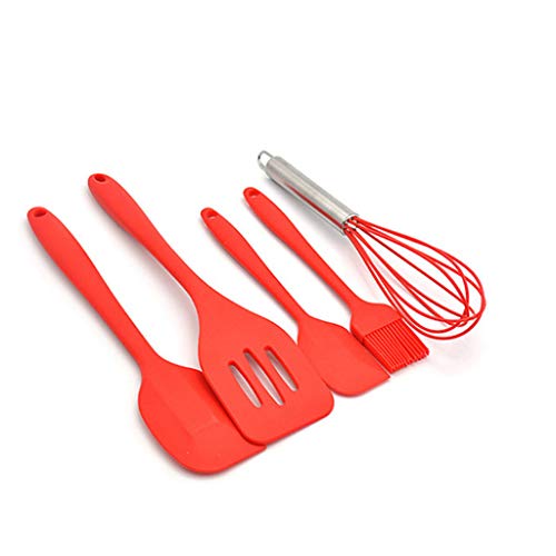 Silicone Kitchenware Five-piece Non-stick Kitchen Pot Silicone Baking Tools