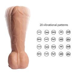 Stráp?n Toy Silicone Massager Extremely Life-Like, Strong Power 20 Speeds Remote Control