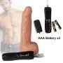 QIAOJJ 7 Inch Lifelike Silicone Vibration D?ld? Wand Body Relax Waterproof Massage Toys for Women