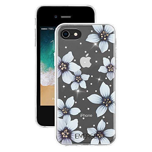 EMERGE FLORAL iPhone 8 / iPhone 7 Flower Cell Phone Case - White Flower Print