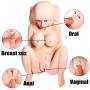 Lifelike Mens Body Care Life Size Full Body Realistic Dolls Lifelike Male Adult Toys with 3 Openings Safe TPR Material for Man Gifts (29×15×11in)