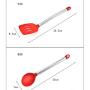 Stainless Steel Pipe Handle Silicone Kitchenware 8 Piece Set Cooking Spoon Shovel Kitchen Set Non-Stick Tool