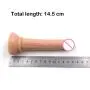 LAKEHUAO New Arrive 14.52.2CM Mini Dildo Realistic Insert Length with Suction Cup Silicone Toys for Woman Men Games Tools