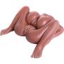 Tan skin Portable Sex Virgin Pussy Ass Masturbator for Male - 3D Realistic Butt for Anal Sex Vagina Fucking Adult Sex Toys for Men Masturbation - Lifelike Sex Doll with 4 entries