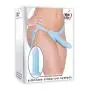 Adam and Eve Silicone Strap On Dildo System Blue O/S