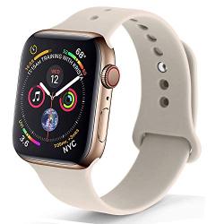 NUKELOLO Sport Band Compatible with Apple Watch 38MM 40MM 42MM 44MM,Soft Silicone Replacement Strap Compatible for Apple Watch Series 5/4/3/2/1