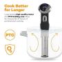 VAVA Sous Vide Cooker BPA-Free Thermal Immersion Circulator with Accurate Temperature Digital Timer LCD Display & Silicon Clamp (Auto-Start, FDA Approved, 110V, 1000 Watts, Black/Stainless)