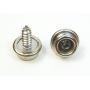 Boat Canvas Snaps 3/8" Inch Diameter, 8 x 3/8" Screw (20pc), Stainless Steel, by Bolt Dropper.
